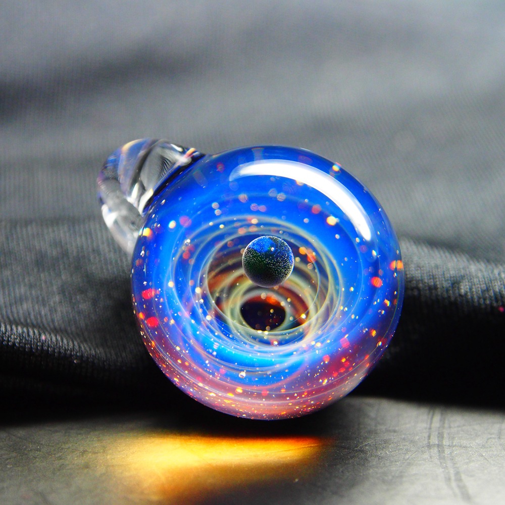 宇宙琉璃星空球高硼硅玻璃球吊坠日本创意吊坠手链饰品火工银河系