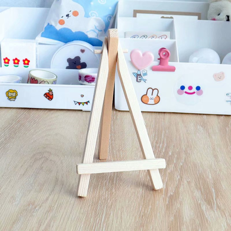 木质迷你支架通用手机创意小巧学生宿舍桌面三角多功能平板小托架