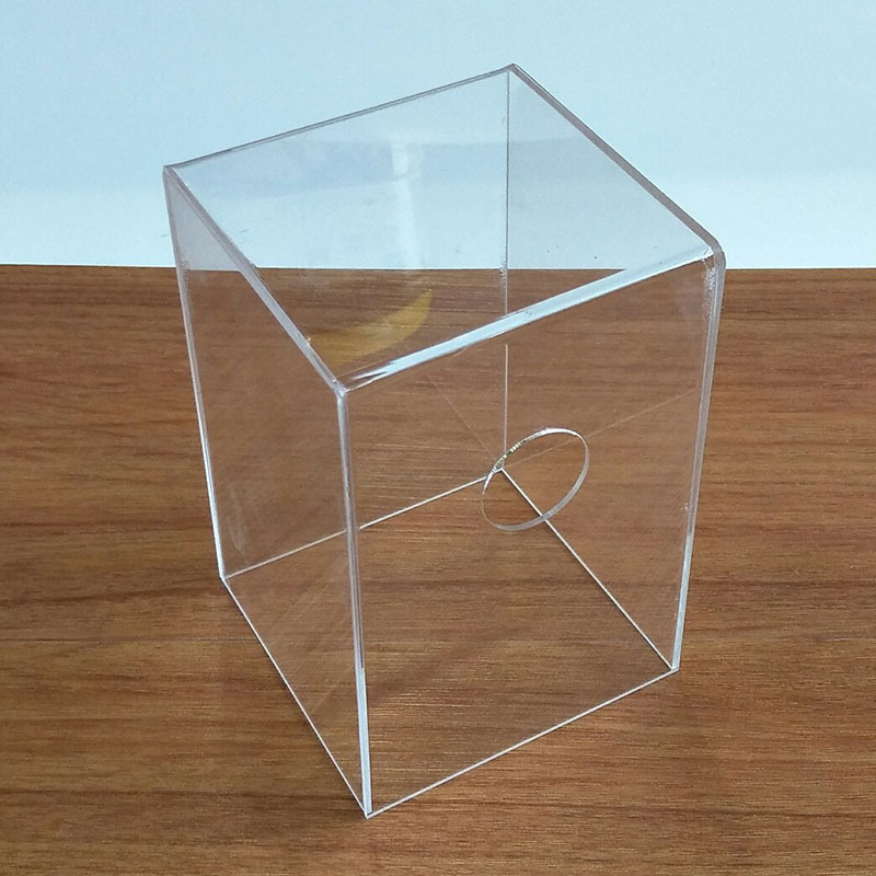 厂家定制透明罩亚克力五面罩一体式防尘模型有机玻璃展示盒保护罩