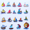 computer Embroidery machining customized Sailing series badge Gum Patch Sticker Cap badge Shoes parts Embroidery Cloth sticker computer Embroidery machining customized Sailing series badge Gum Patch Sticker Cap badge Shoes parts Embroidery Cloth sticker