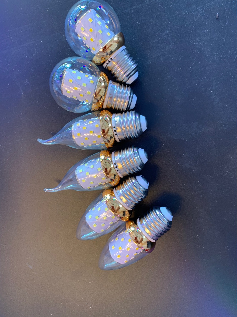 光头强系列磨豆款led玻璃罩玉米灯泡尖泡拉尾球泡e14e27