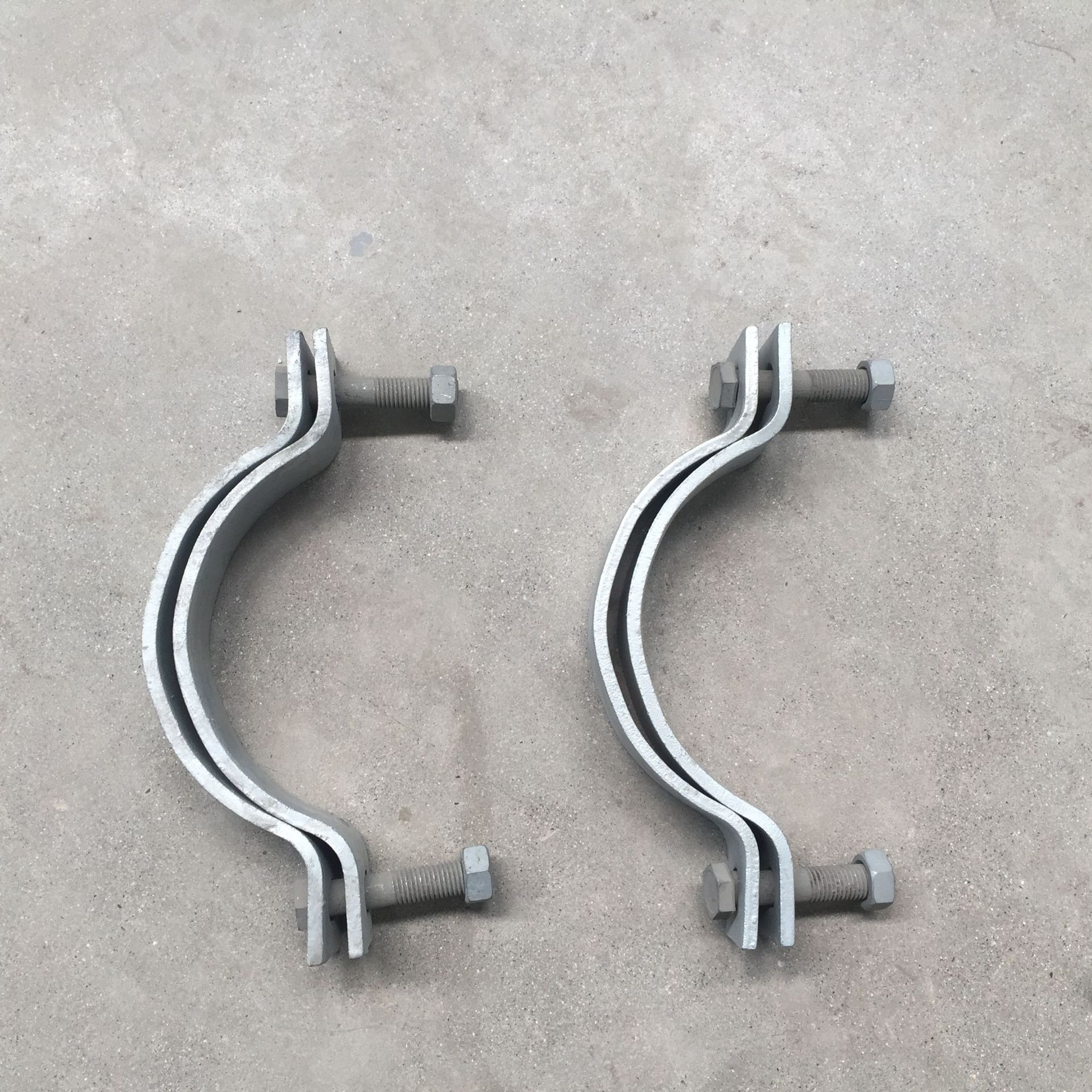 通信电力铁件 镀锌铁拉线抱箍d164 通信电力电缆抱箍 多种型号