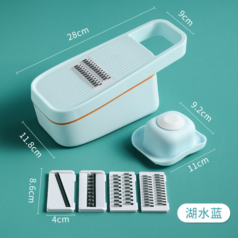 Multi-Function Vegetable Chopper Kitchen Utensils Shredding Machine Vegetable Cutter Slicer Cutting Board Wholesale 0170