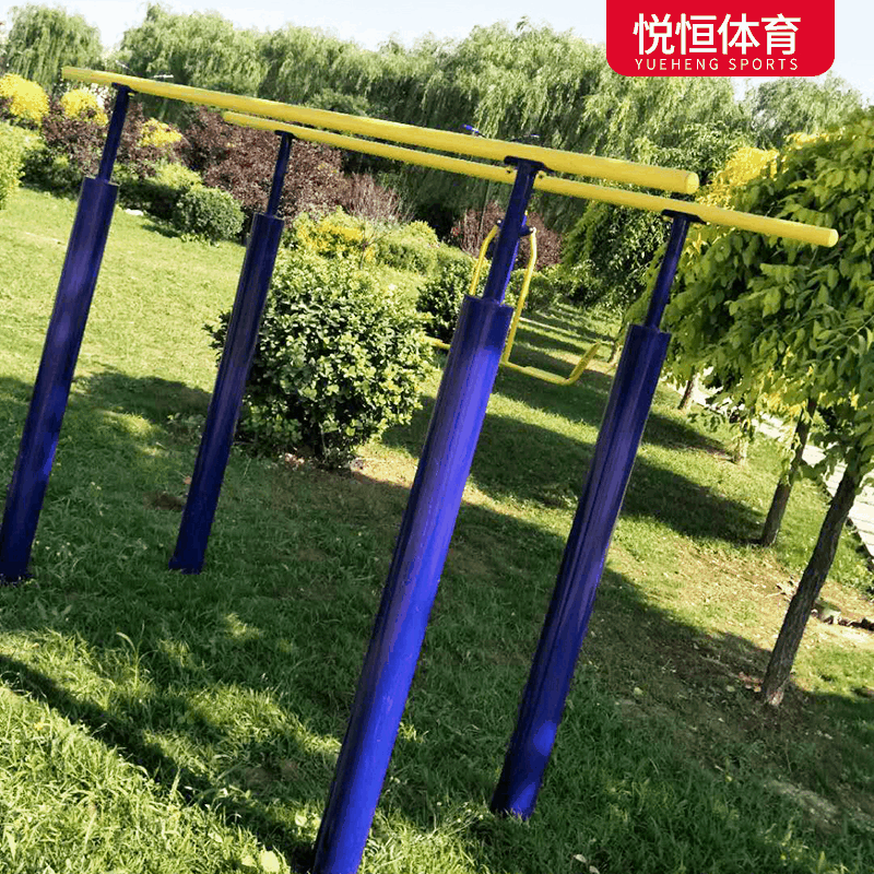 厂家定制室外双杠单杠 学校社区广场健身器材健身路径 引体向上