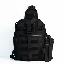 战术户外胸包多功能单肩背包/手提包/随身斜挎包防水耐磨骑行包