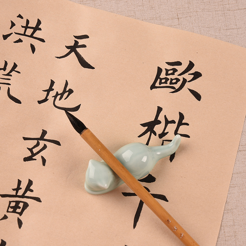 欧楷千字文楷书加厚长卷临摹初学者欧体描红毛笔字帖临摹宣纸批发