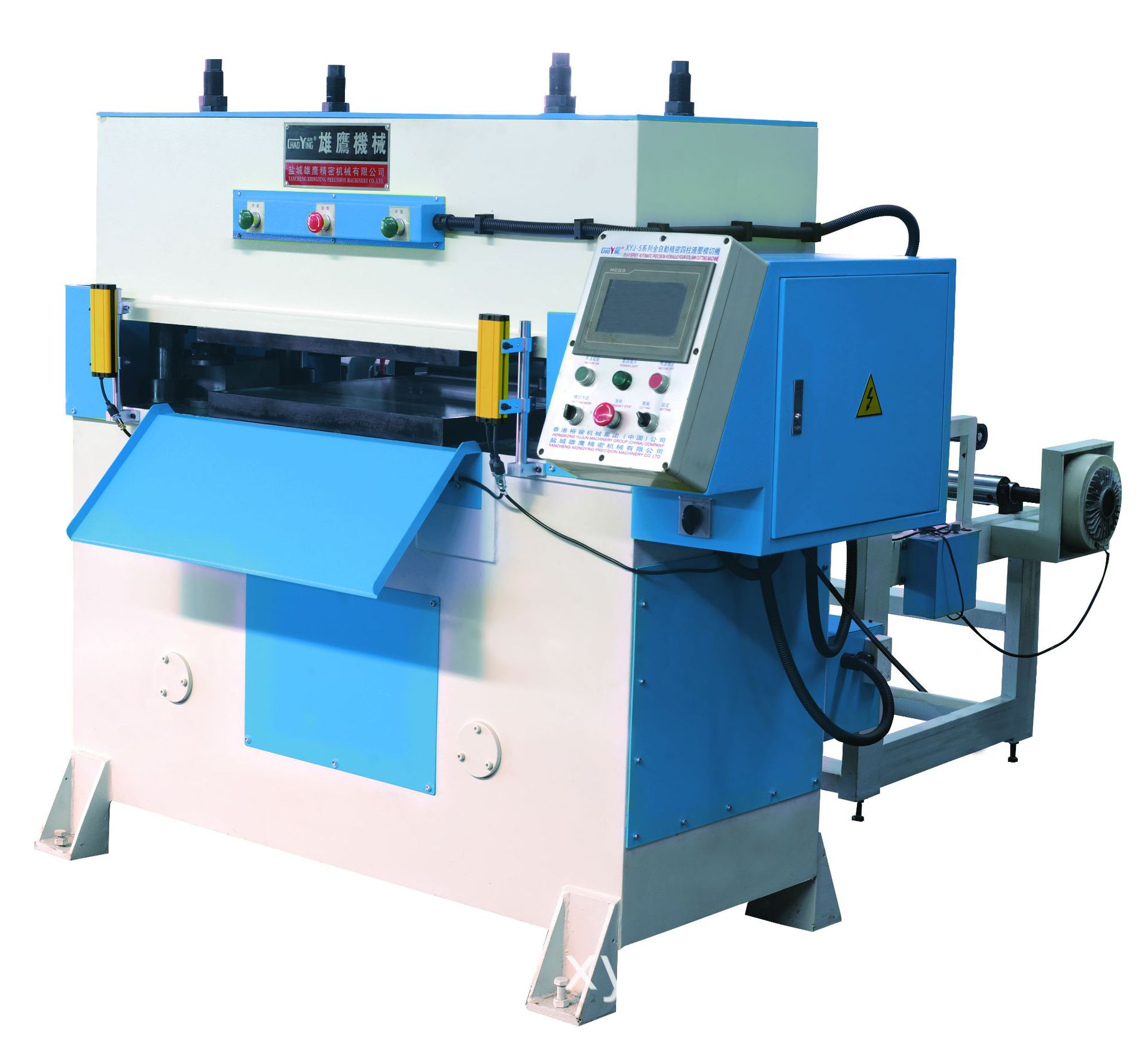 供应医用标签,不干胶半裁半断半切精密四柱液压模切机