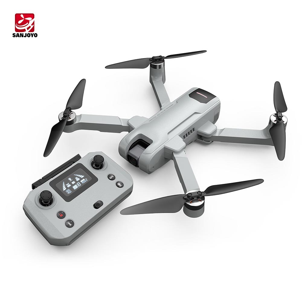 美嘉欣v6gps27k5gwifi摄像头无人机光流定位无刷可折叠无人机