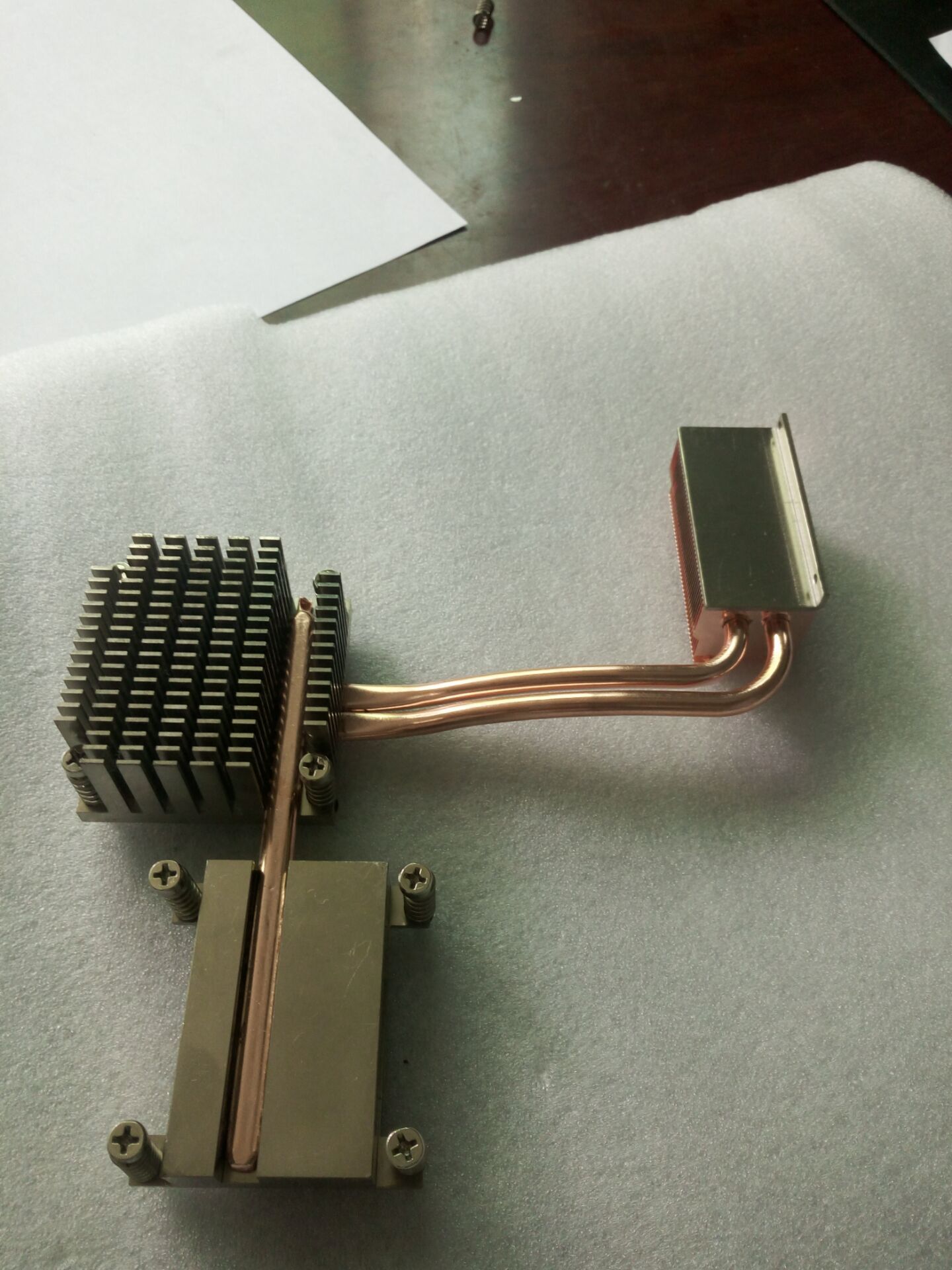 热管铝挤型材散热器 汽车电源散热器散热片 投影仪热管散热器定制