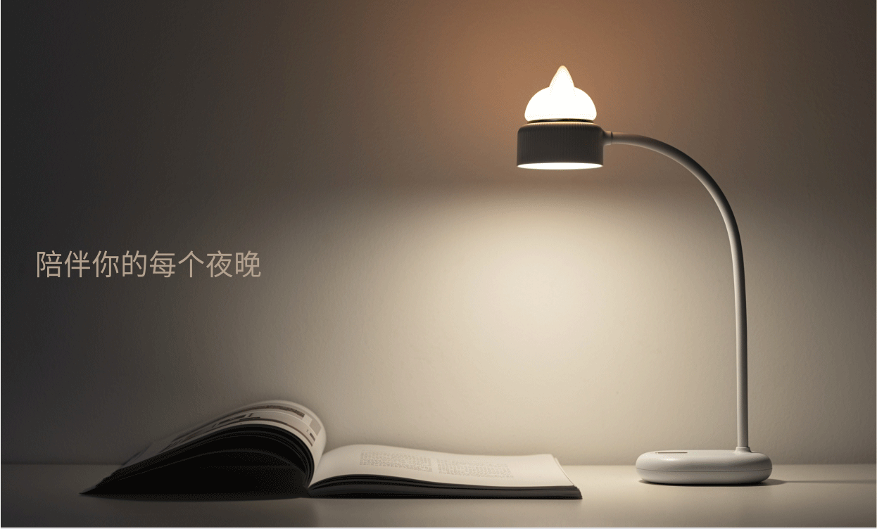 新款桌面台灯 usb充电led小夜灯 桌面可折叠学习阅读照明台灯
