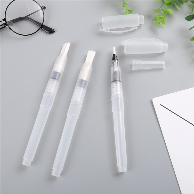 储水笔水写笔水彩笔自来水笔勾线固体颜料水彩画用笔水溶彩铅画笔