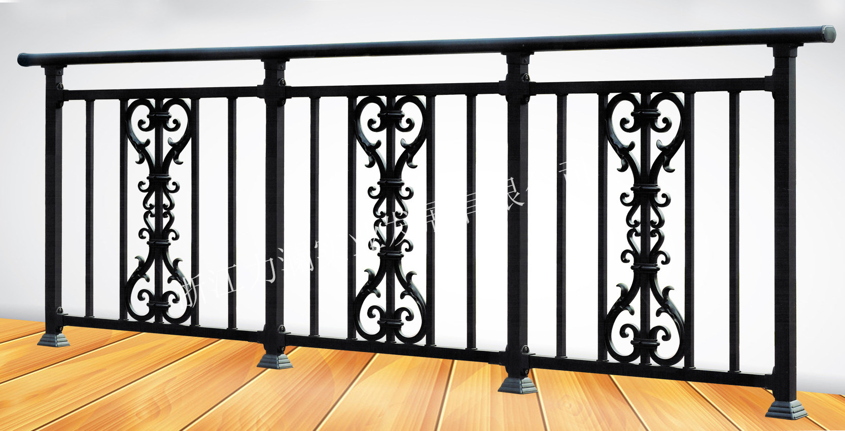 丽水阳台铝合金护栏 窗台铝艺护栏 飘窗防护栏杆【不生锈】