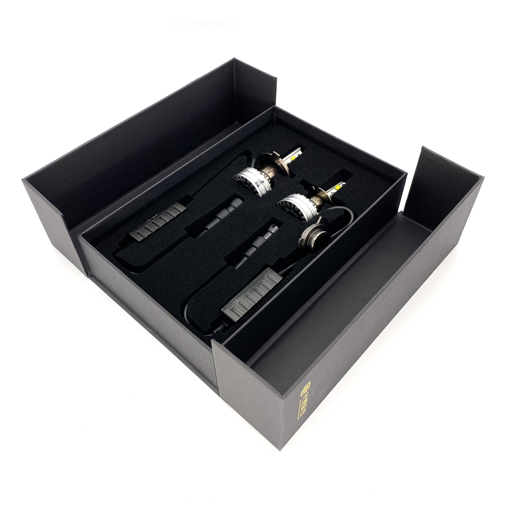 厂家定制led汽车大灯包装盒 led车灯包装盒精美双开盒汽车灯纸盒