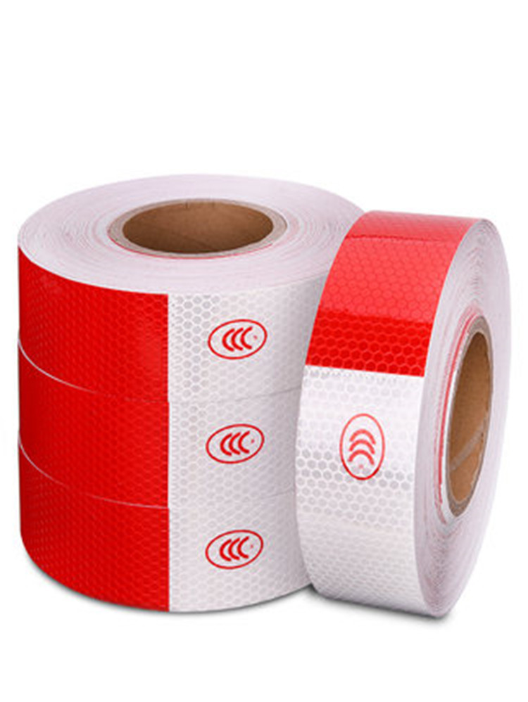 汽车反光贴车贴车辆车身反光贴条反光膜夜光货车年检审车警示标识