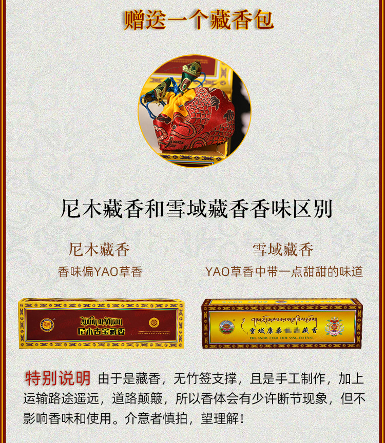 商品描述是否跨境出口专供货源是有可授权的自有品牌否尺寸尼木藏香