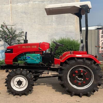 50马力四驱犁地机 窄轮距农用拖拉机 低矮型四轮拖拉机