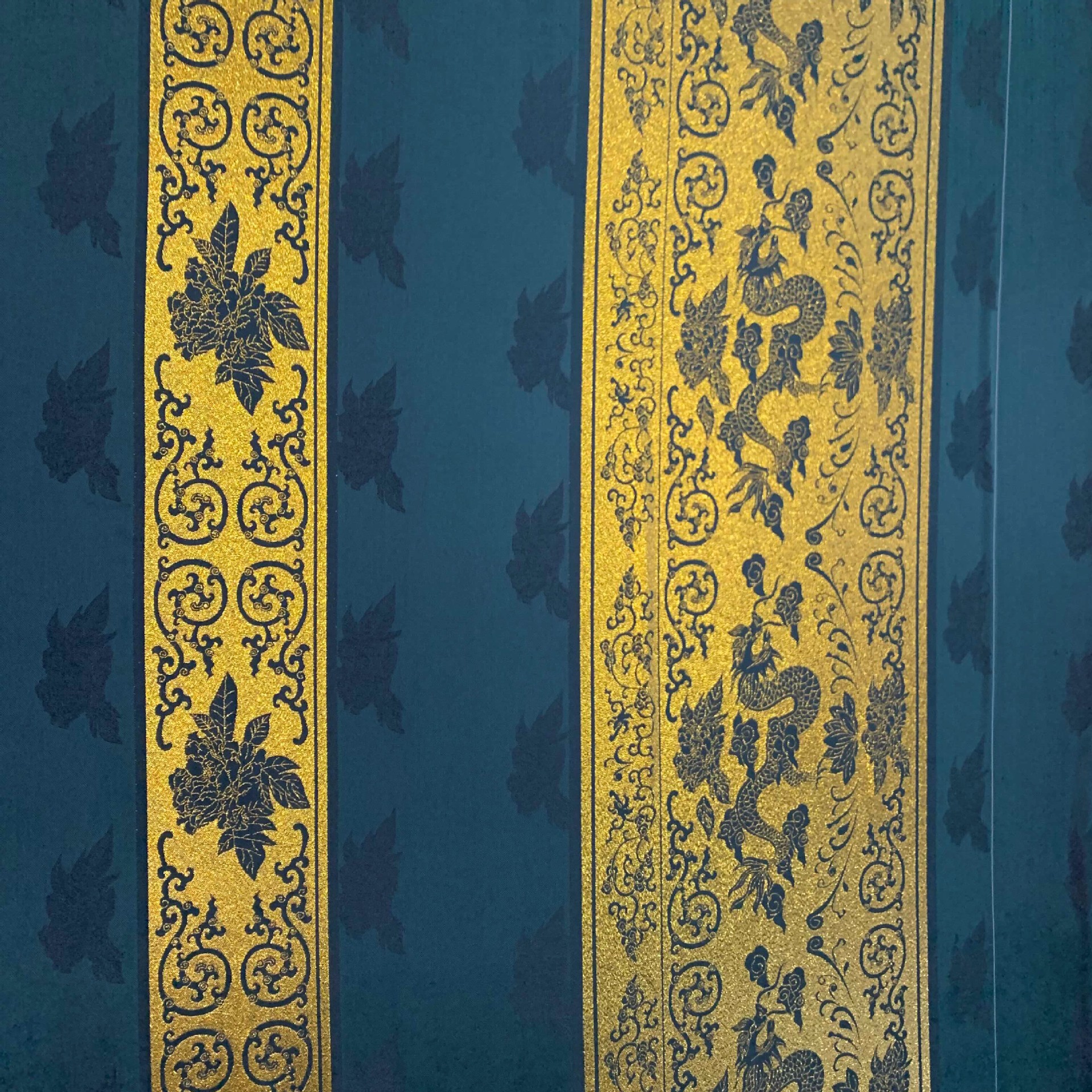 高档时装精细提花女装汉服宫廷剧服饰戏服面料布料涤纶后整理定型