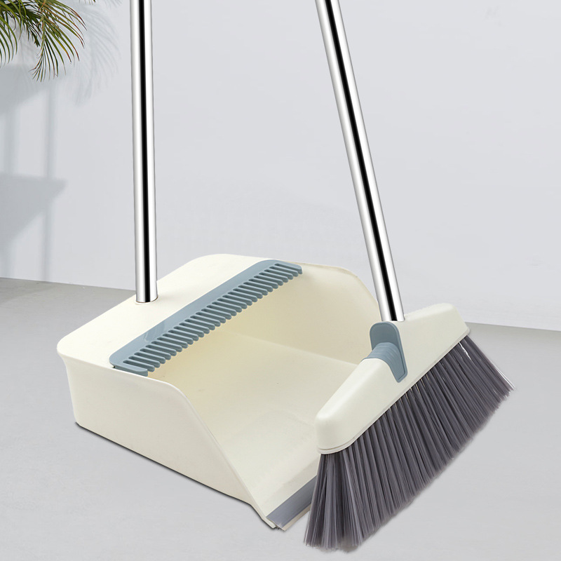 wholesale soft hair broom dustpan suit combination broom non-stick hair soft hair plastic household cleaning broom wholesale