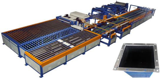 厂家直销通风管道品牌风管生产线七线