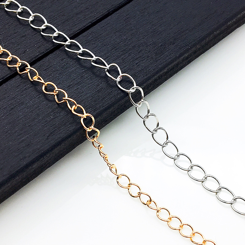 150/160cp尾链 diy手工制作链条配件 延长链100码/卷 批发