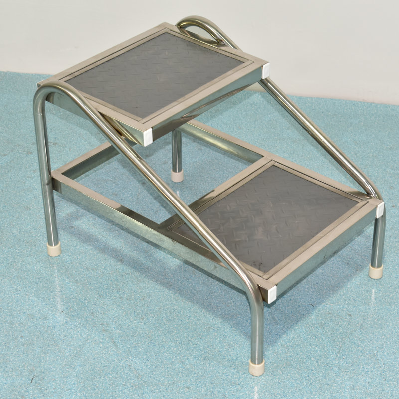 手术室诊所药房踏脚凳 不锈钢单层双层踏脚凳 医用妇科检查凳定制