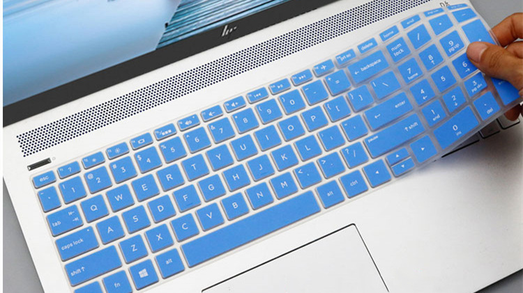 ④ 使用效果图:(包装)适用于hp惠普星15-cs0049tx键盘保护贴膜15.