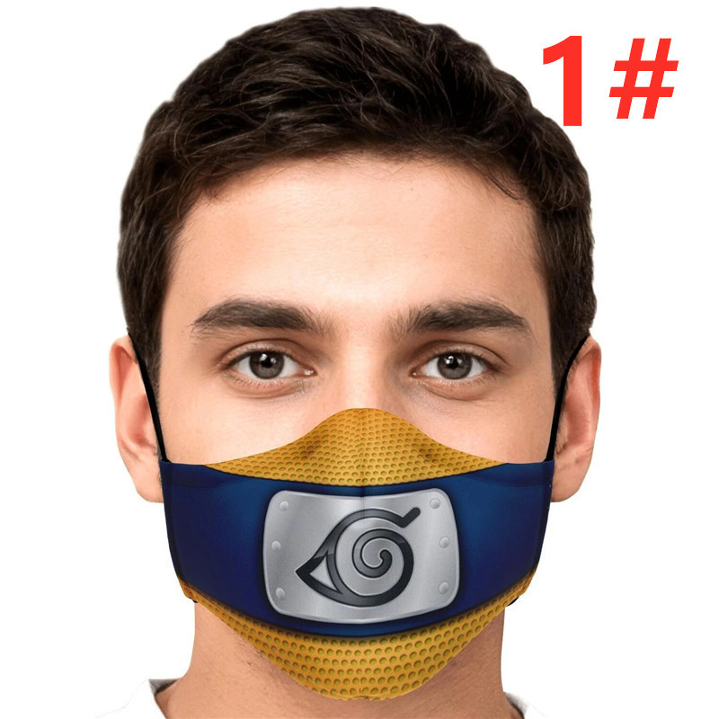 跨境专供 亚马逊爆款 火影 晓组织 卡卡西 可插滤片潮流防尘口罩