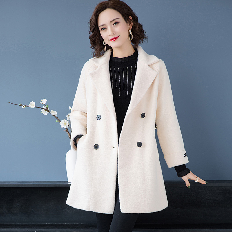 妈妈春装外套时尚羊毛大衣2020年新款高贵时髦中青年女装795-716