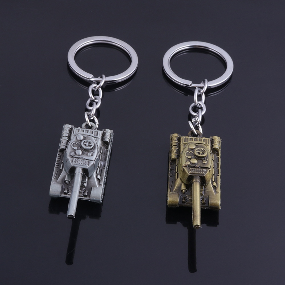 跨境外贸 坦克钥匙扣坦克挂件 军迷战车合金饰品挂件