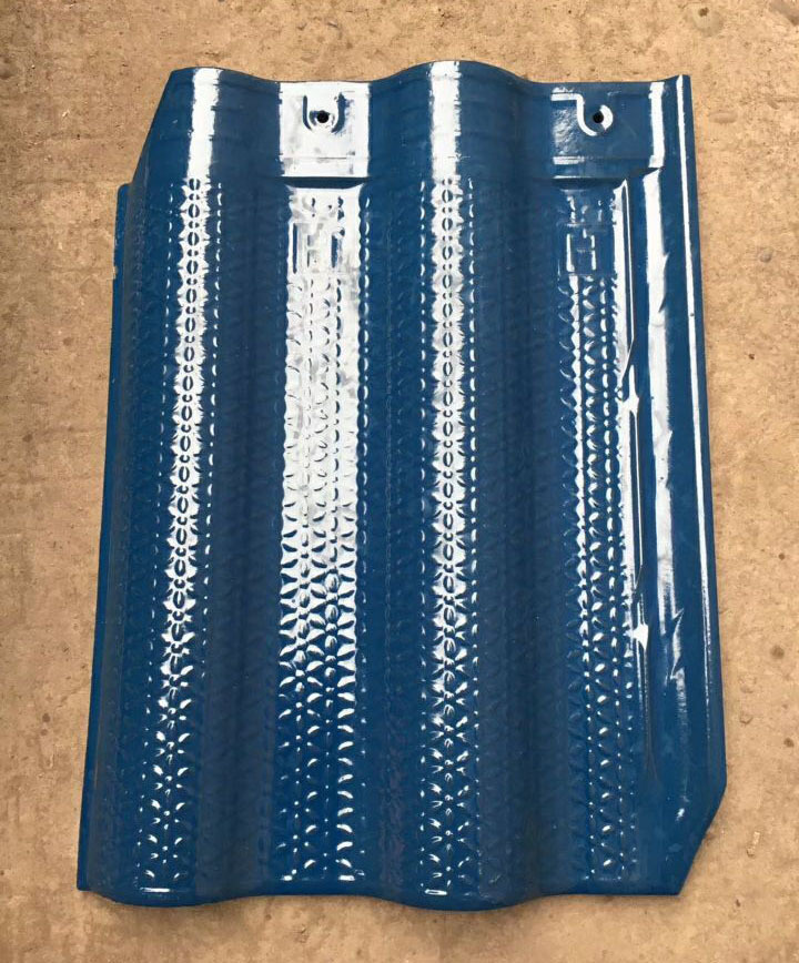 厂家生产上釉双筒烧结瓦 园林西式烧结瓦 古建青砖烧结瓦夹江工厂