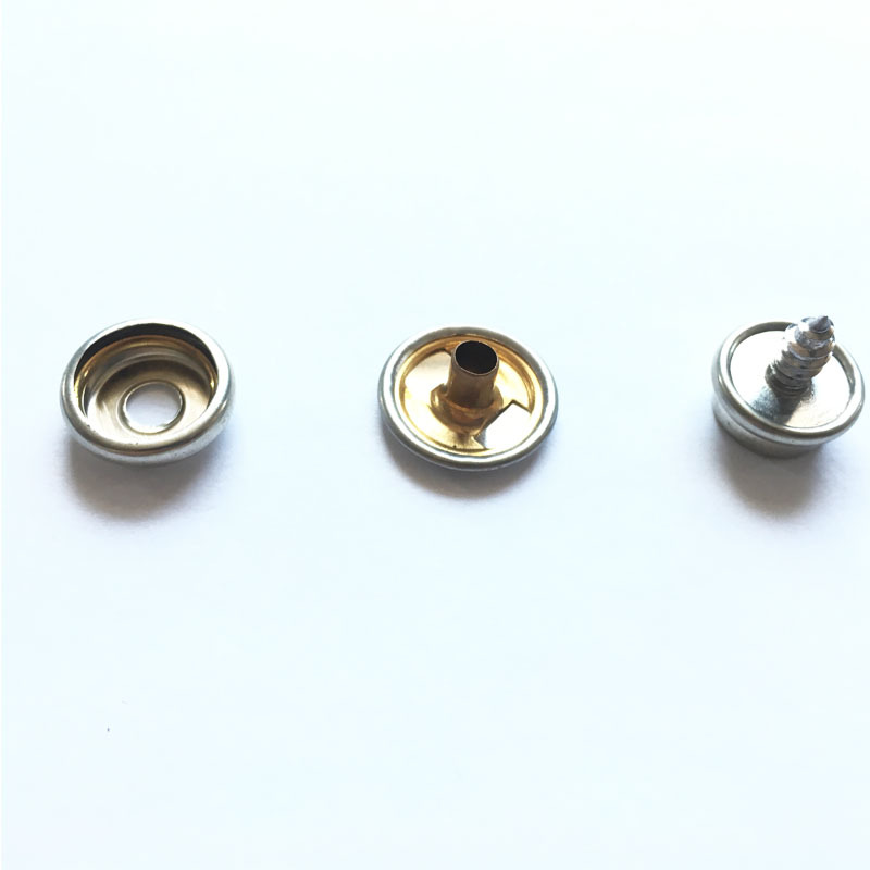 工厂供应公扣8mm牙长不锈钢尖头螺丝三合扣 车蓬沙发不锈钢四合扣