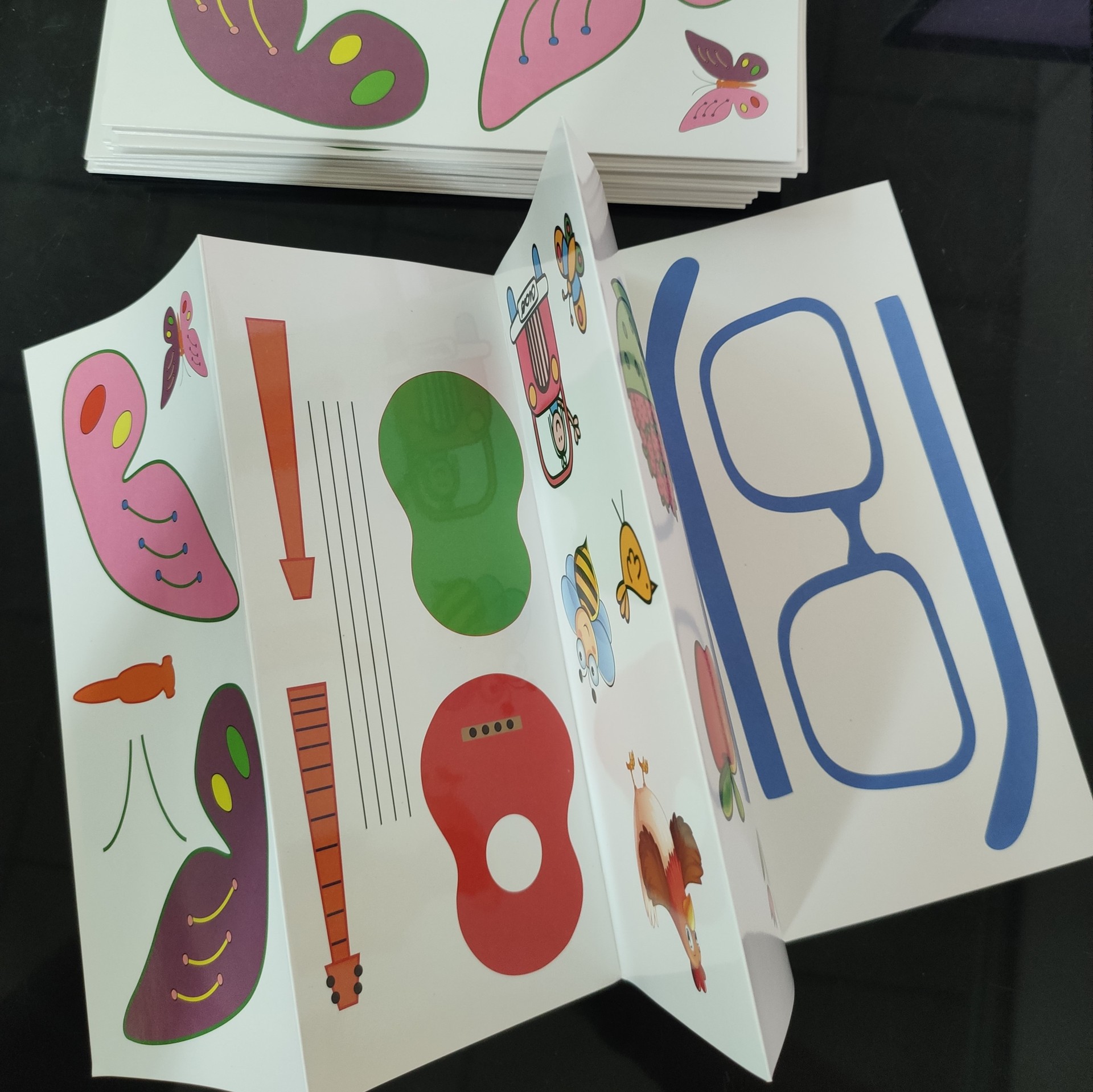 工厂现货 3d打印笔画册图形模版立体绘画涂鸦笔画册3d打印笔纸膜