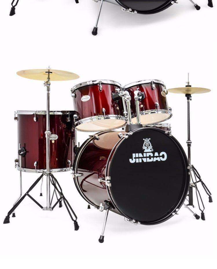 jinbao津宝架子鼓爵士鼓儿童练习初学者入门五鼓四三二镲