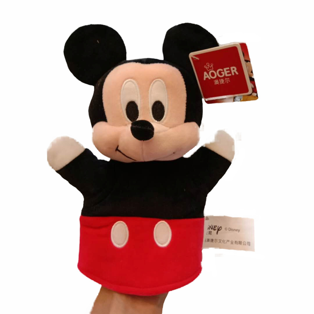 创意米奇米妮米老鼠手指玩布偶卡通儿童手偶毛绒玩具布偶