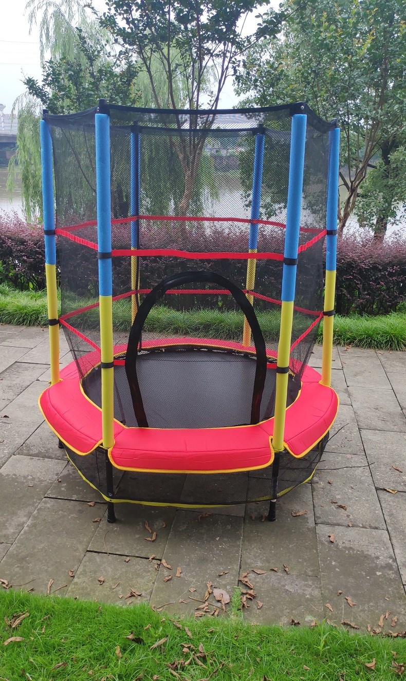家用儿童加高护网蹦床户外弹跳蹦蹦床室内小孩跳床小型健身跳跳床