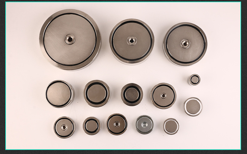 单面强磁打捞器 超强深海打捞磁铁工具 磁性打捞器强磁打捞工具