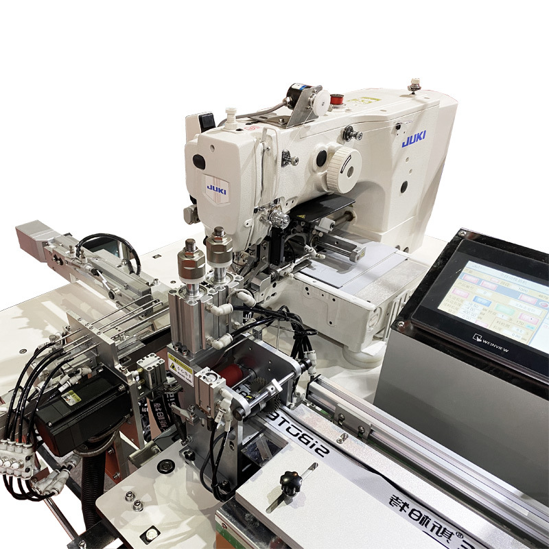 重机自动接橡筋机 无缝拼接织带自动缝纫机 祖奇松紧带自动拼接机