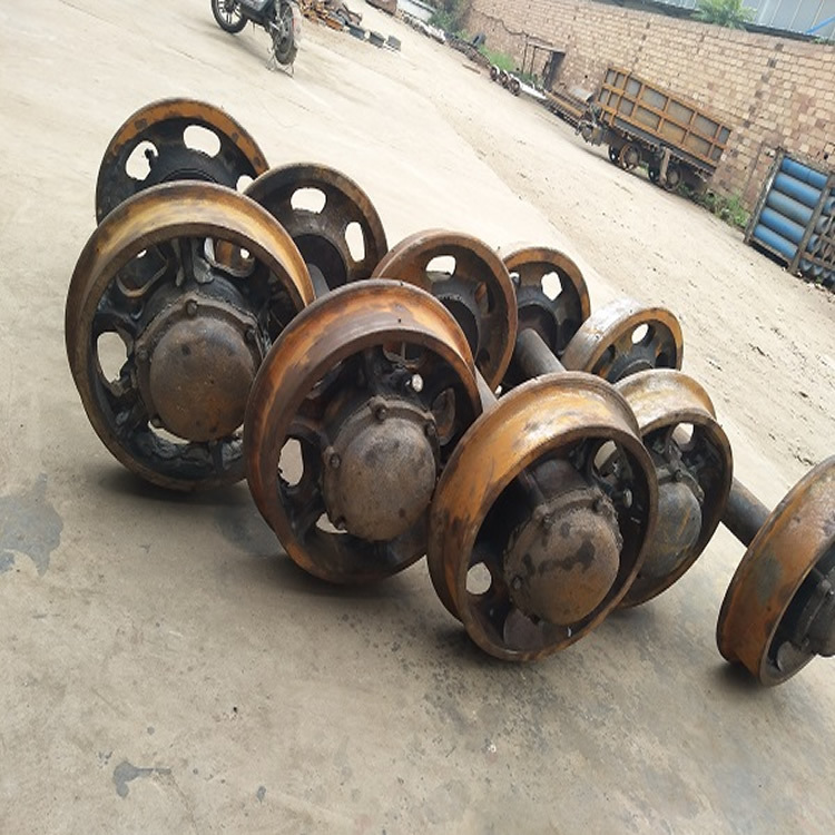 大量批发矿车轮对 矿车轨道轮 矿车加厚轮对