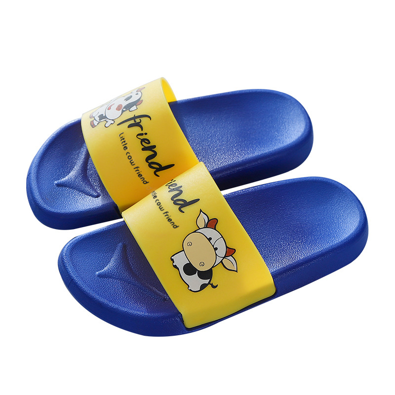 New Comfort Soft Bottom Printed Children's Slippers Boys and Girls Home Indoor Bath Baby Flip Flops Wholesale