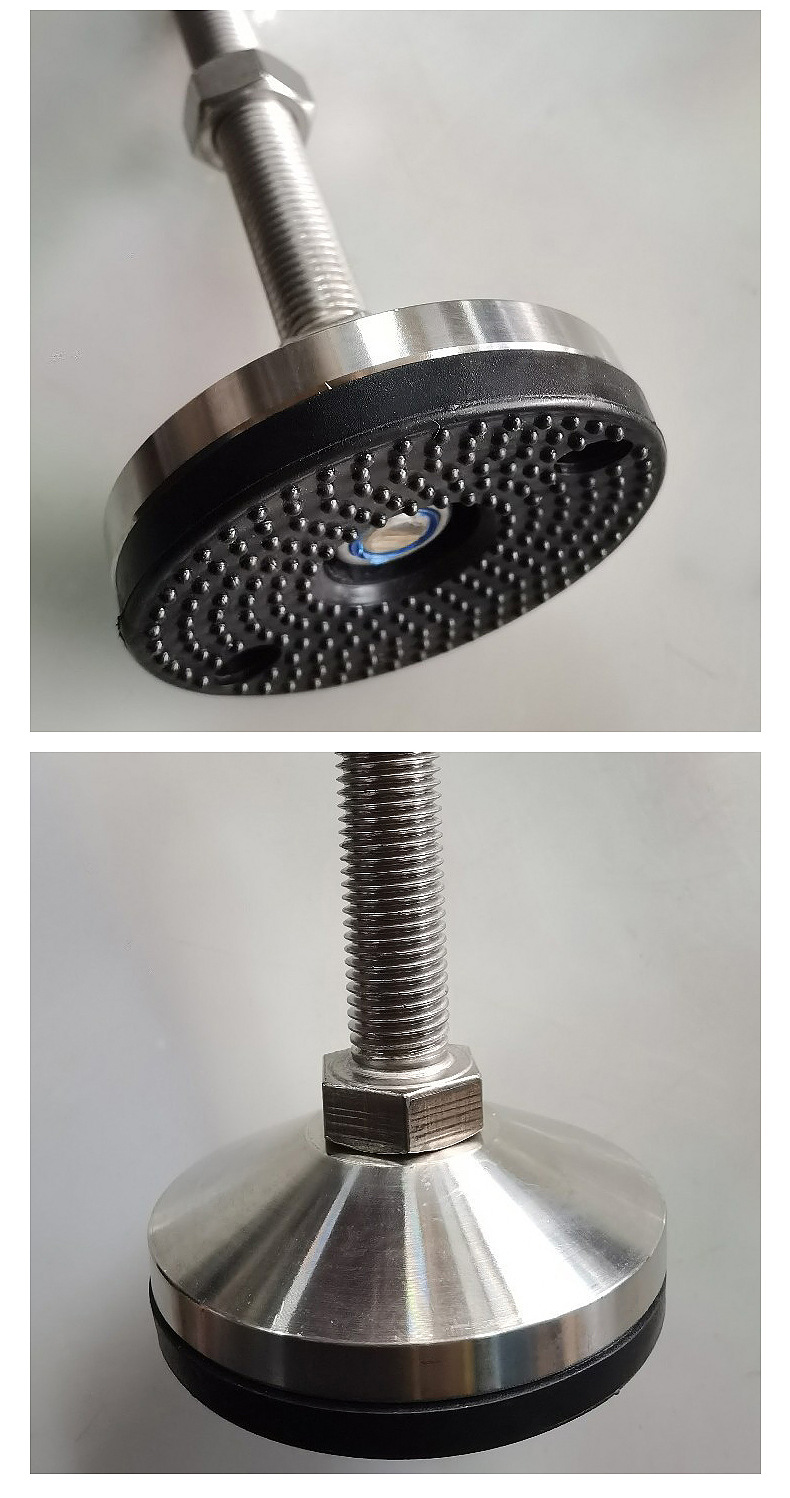 现货304不锈钢重型脚杯d100* m20*150工业脚杯机械机箱脚撑