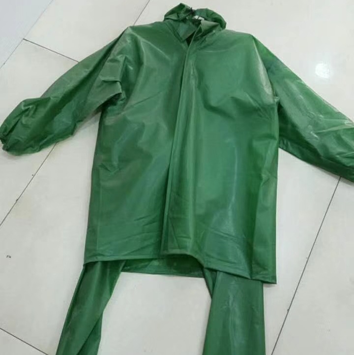 批发劳保雨衣雨裤套装塑料牛筋工农用分体采茶雨衣全身防雨女男性