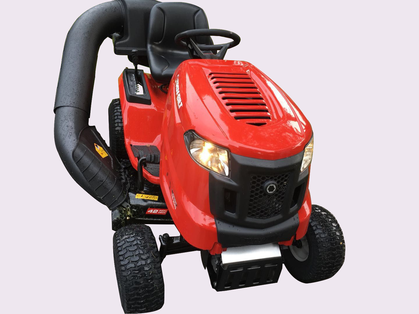 cubcadet坐骑式驾驶型草坪车xt2lx42寸割草车20匹马力剪草机