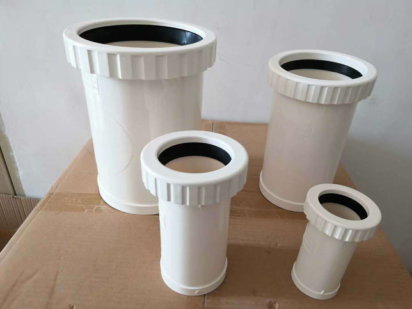 伸缩节upvc 75pvc伸缩节 110排水伸缩节160 pvc-u50排水国标管件