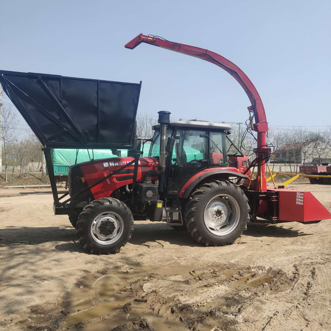 拖拉机带圆盘式青储机割台玉米秸秆青贮收获机 牧草 苜蓿草收割机