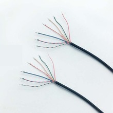 两芯利兹连接线加工 1.2mm外径tpe线材8*0.08多芯4芯自粘漆包线