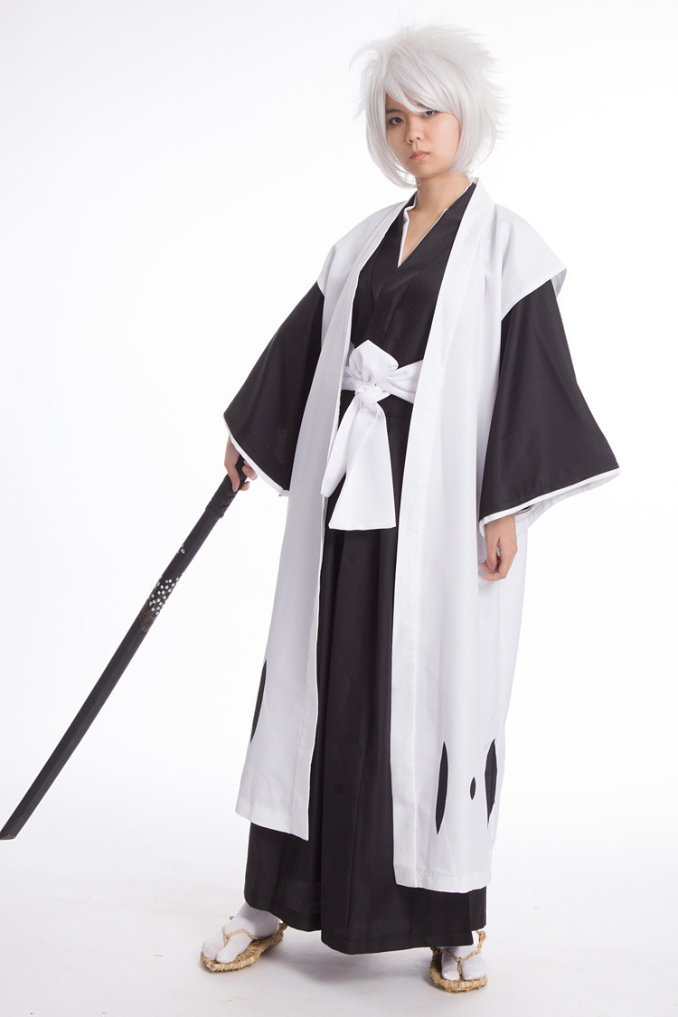 批发死神c服装 冬狮郎日番谷c 衣服 死霸装   十番队长服