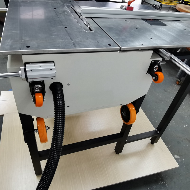 木工无尘子母锯 不崩边推台锯 多功能折叠便携滑台无尘精密推台锯