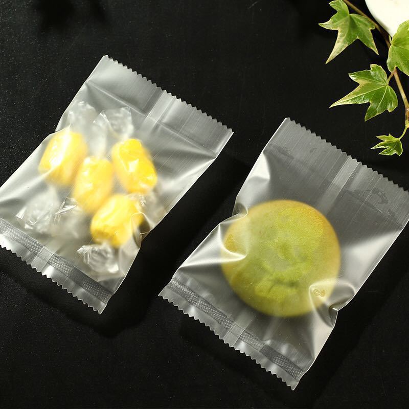工厂批发磨砂锯齿机封饼干包装袋 手工diy食品包装袋花草茶包装袋