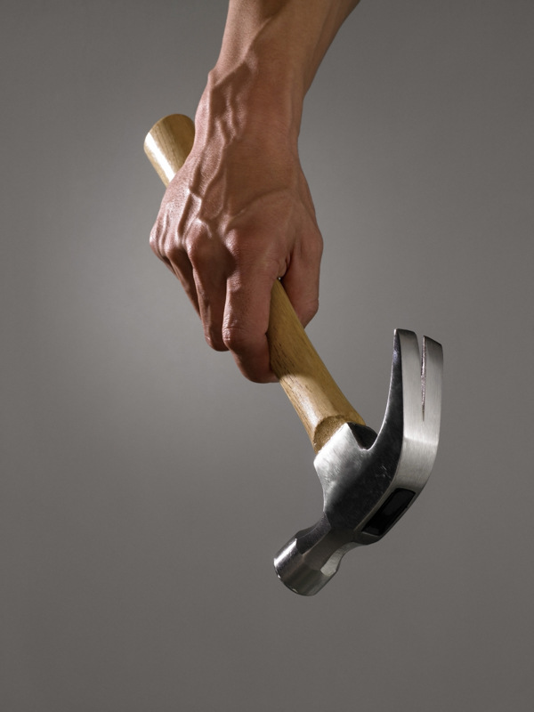 临沂45#锻造碳钢双色纤维柄包塑柄美式直角羊角锤