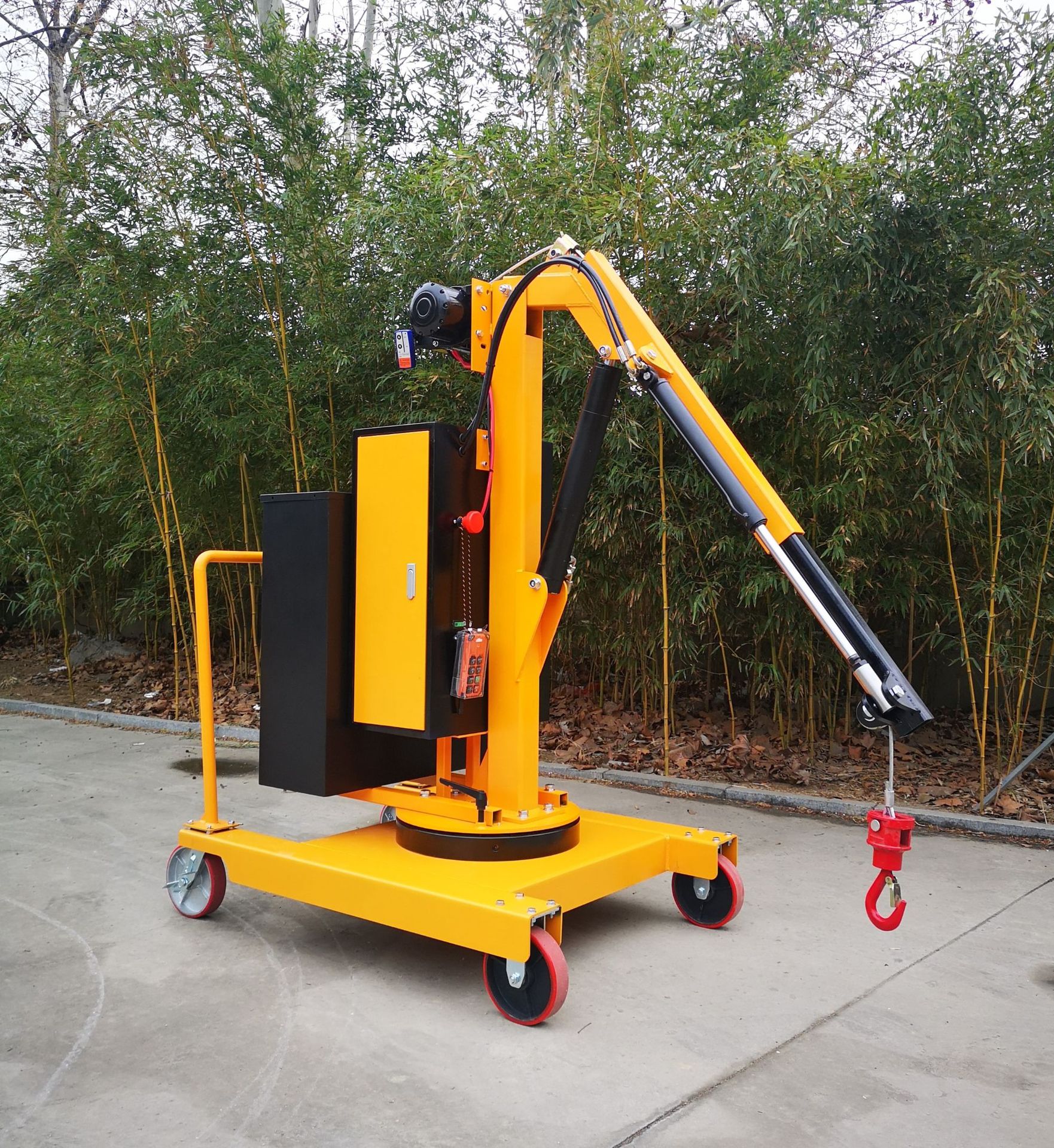 300公斤运行小吊车建筑吊料工厂车间模具装卸车行走移动式小吊机